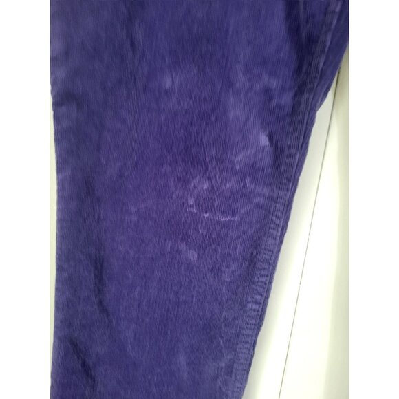 SO Kohls Purple Corduroy Pants Juniors SZ 11 Low Rise Straight Leg Boho y2k - Picture 6 of 11